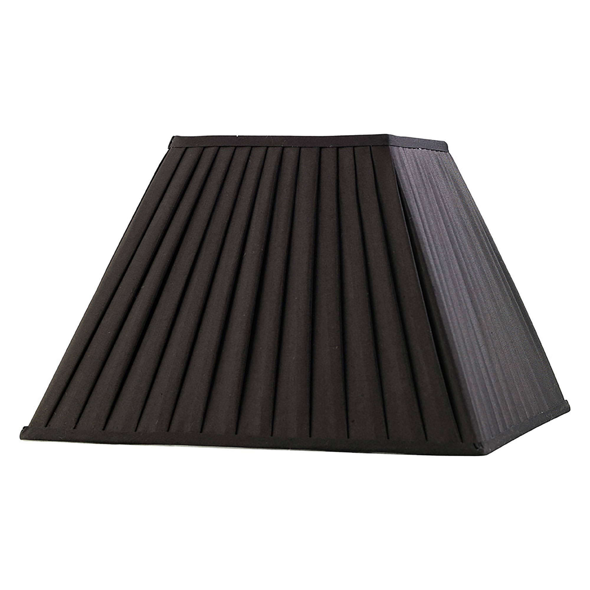 ILS20225  Leela 40cm Square Pleated Shade Black